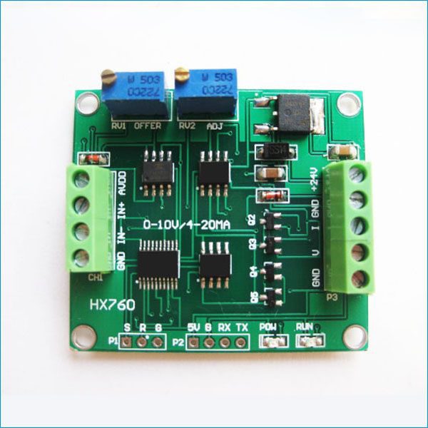 Load cell amplifier weight sensor 4-20mA 0-10V output
