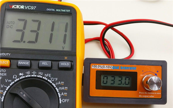 Analog 0-3.3V Simulator Generator Meter