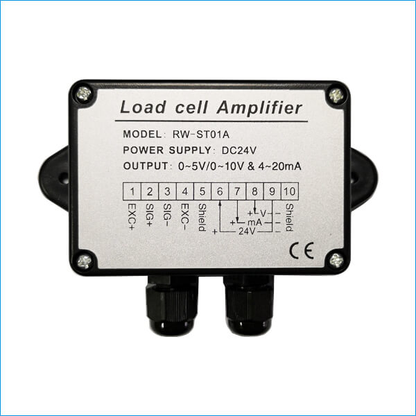 Taidacent Strain Gauge Load Cell Amplifier 4-20mA Load Cell Transmitter 0-10V Weight Transmitter Linear Differential Input Voltage 
