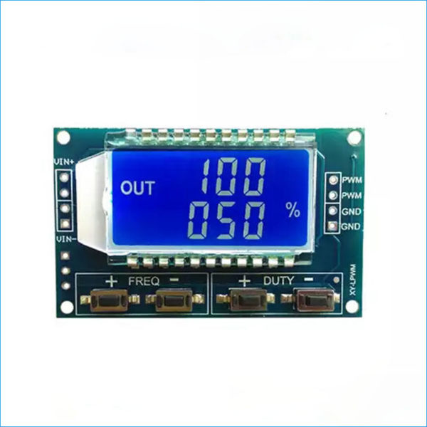 Frequency Duty Ratio Adjustable PWM Generator LCD Display Image