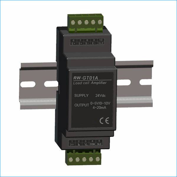 DIN Rail Load Cell Signal Amplifier Module
