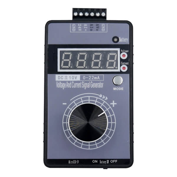 0-10VDC and 4-20mA Analog Simulator and Generator with LCD / 
