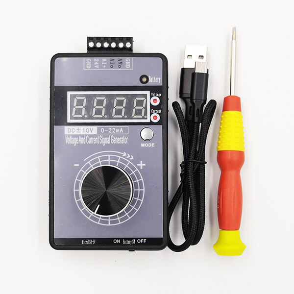 Digital Current Voltage Signal Generator Transmitter Analog Simulator 4-20mA Kit 