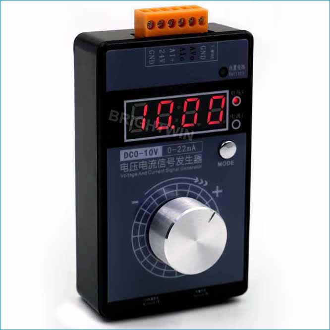 thumbnail interactive-video image 1 of HANLEI Adjustable Voltage Signal Generator For PLC Analog Control (0-3.3V, 0-5V, 0-10V) 1 of 2