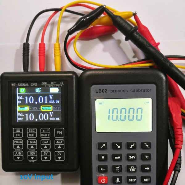 0-20mA 0-10V Signal generator 10V Input