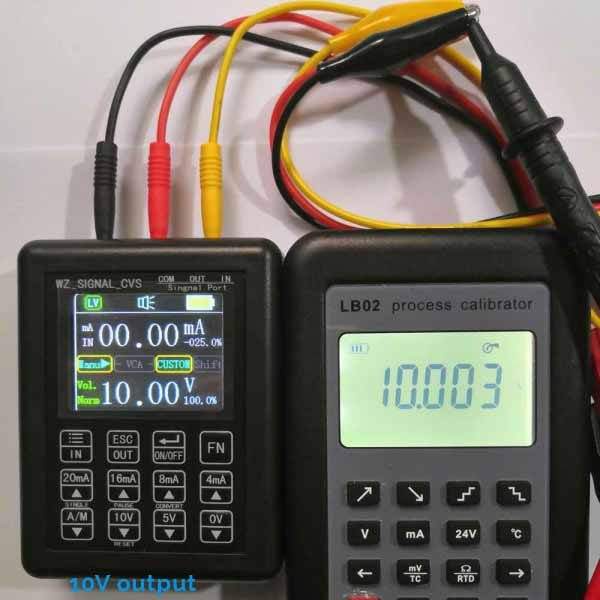 0-20mA 0-10V Signal generator 10V Output
