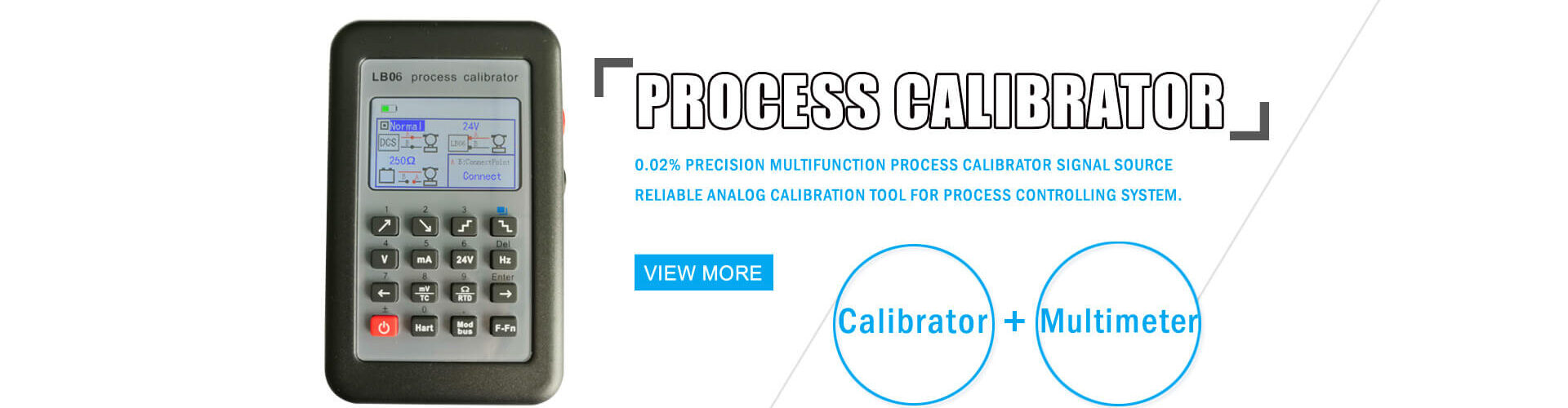 Multifunction Process Calibrator for 4-20mA 0-10V mV Thermocouple Signal Calibration
